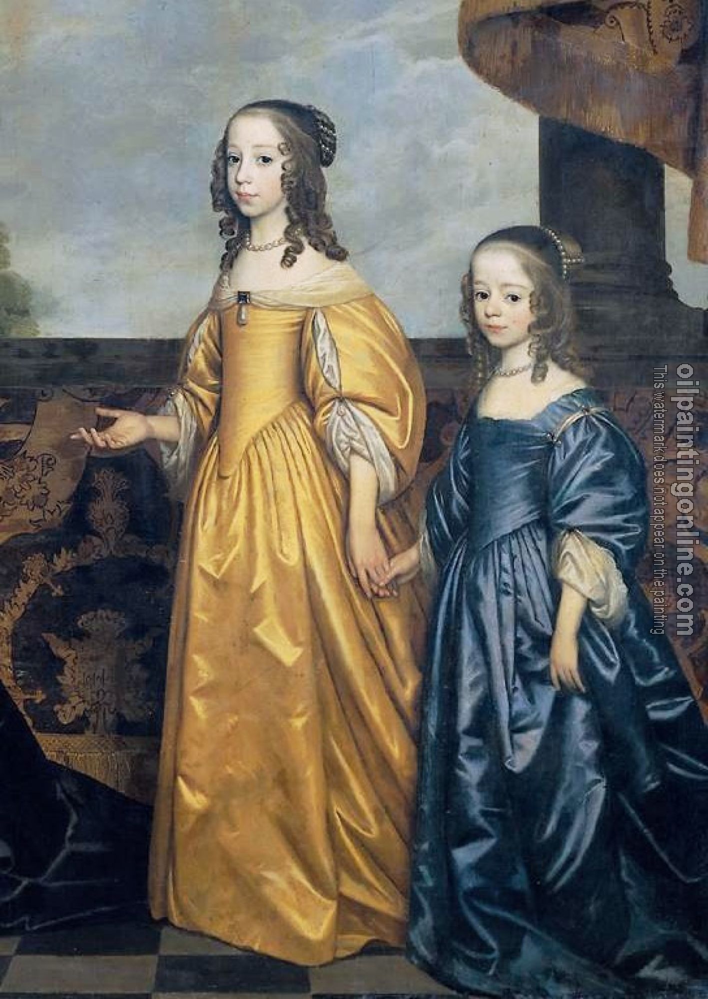 Gerrit van Honthorst - Youngest Daughters